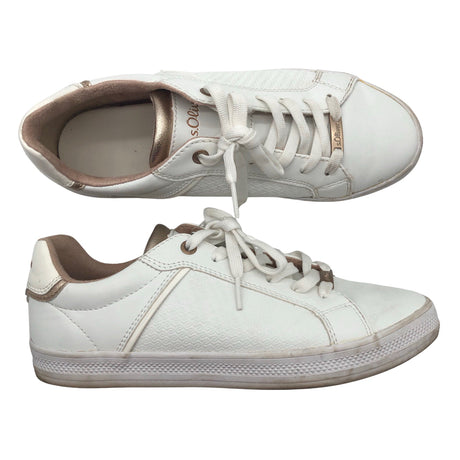 Unisex s.Oliver - Casual sneakers, size 39 - White ()