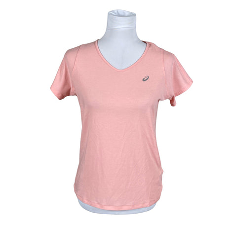 Unisex Asics - Sports shirt, short sleeve, size 38 - Light pink ()