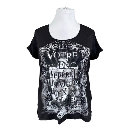 Unisex D.E.P.T - T-shirt, size 42 - Black ()