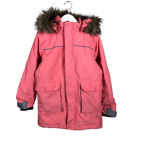 Unisex Didriksons - Winter jacket, size 134 - 140 - Light pink ()
