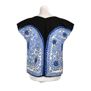Unisex Marimekko - Short-sleeved blouse, size 38 - Beige (2)