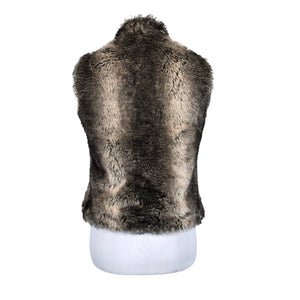 Unisex Filippa K. - Faux fur vest, size 38 - Brown (2)