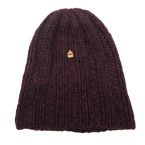 Unisex Myssyfarmi - Winter beanie, size 54 - 56 cm - Wine red (1)