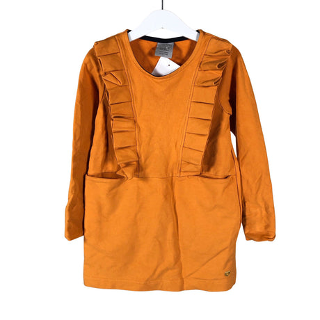 Unisex NOSH - Sweatshirt dress, size 122 - 128 - Orange ()