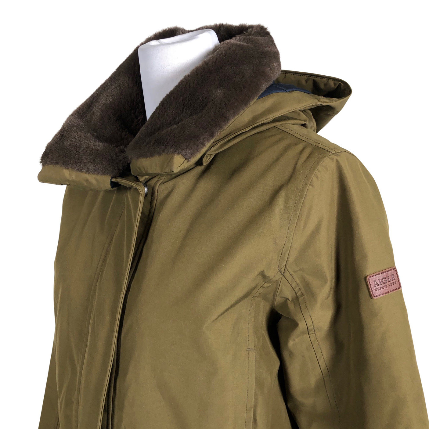 Unisex Aigle - Winter jacket, size 38 - Green (3)