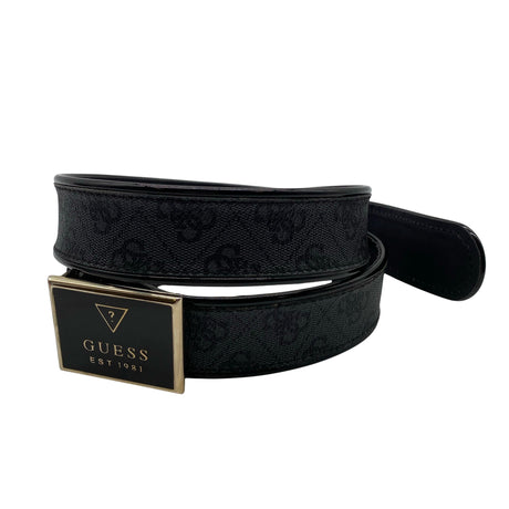 Unisex Guess - Leather belt, size No size - Gray ()