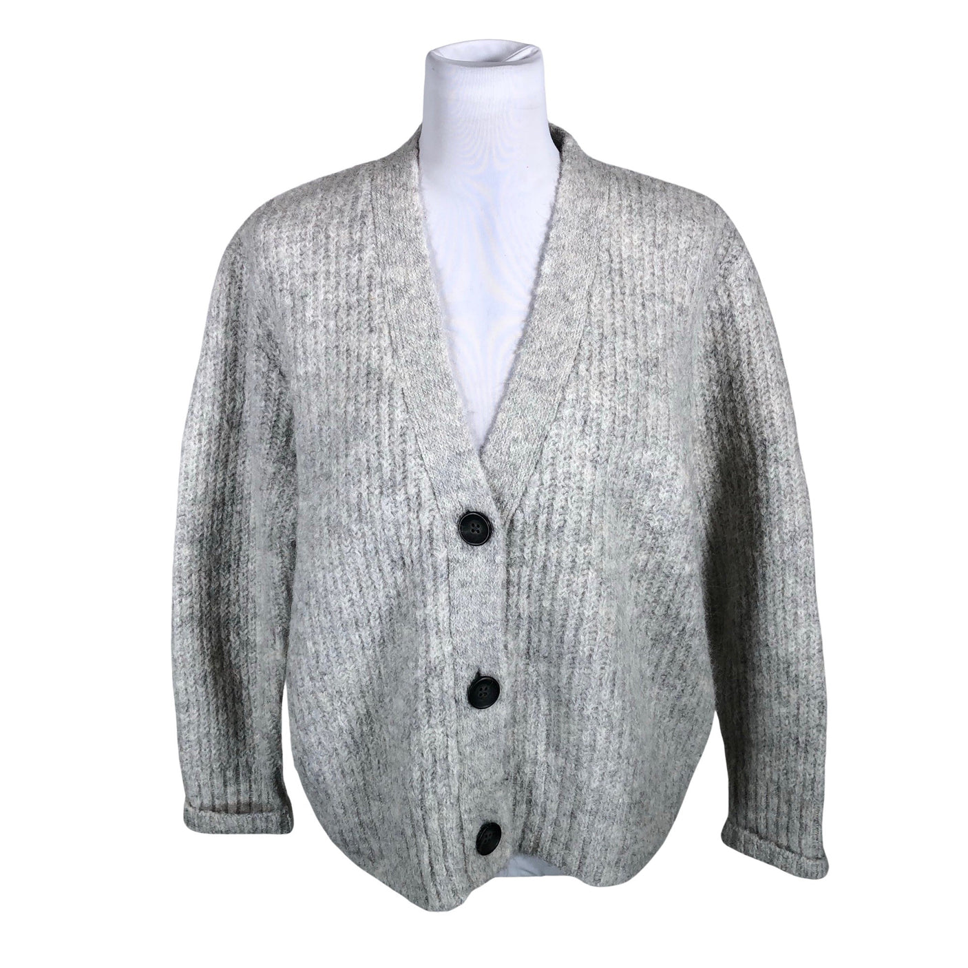 Unisex Cut & Pret - Cardigan, size 40 - Gray (1)