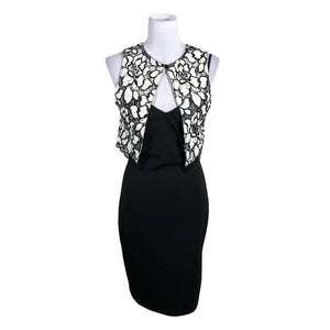 Unisex Lipsy London - Party dress, size 38 - Black (1)