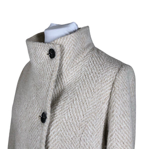 Unisex Caroll - Wool coat, size 44 - Beige (3)