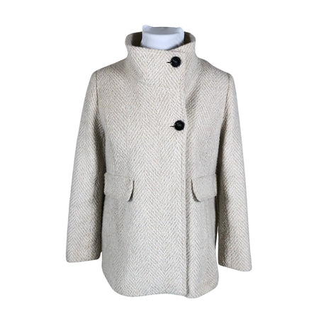 Unisex Caroll - Wool coat, size 44 - Beige ()