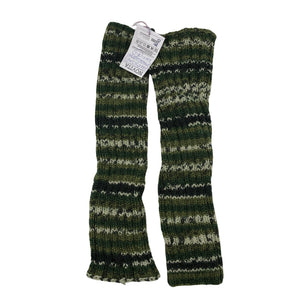 Unisex Handmade - Leg warmers, size 38 - Green (1)