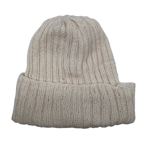 Unisex Handmade - Winter beanie, size 56 - 58 cm - White (1)