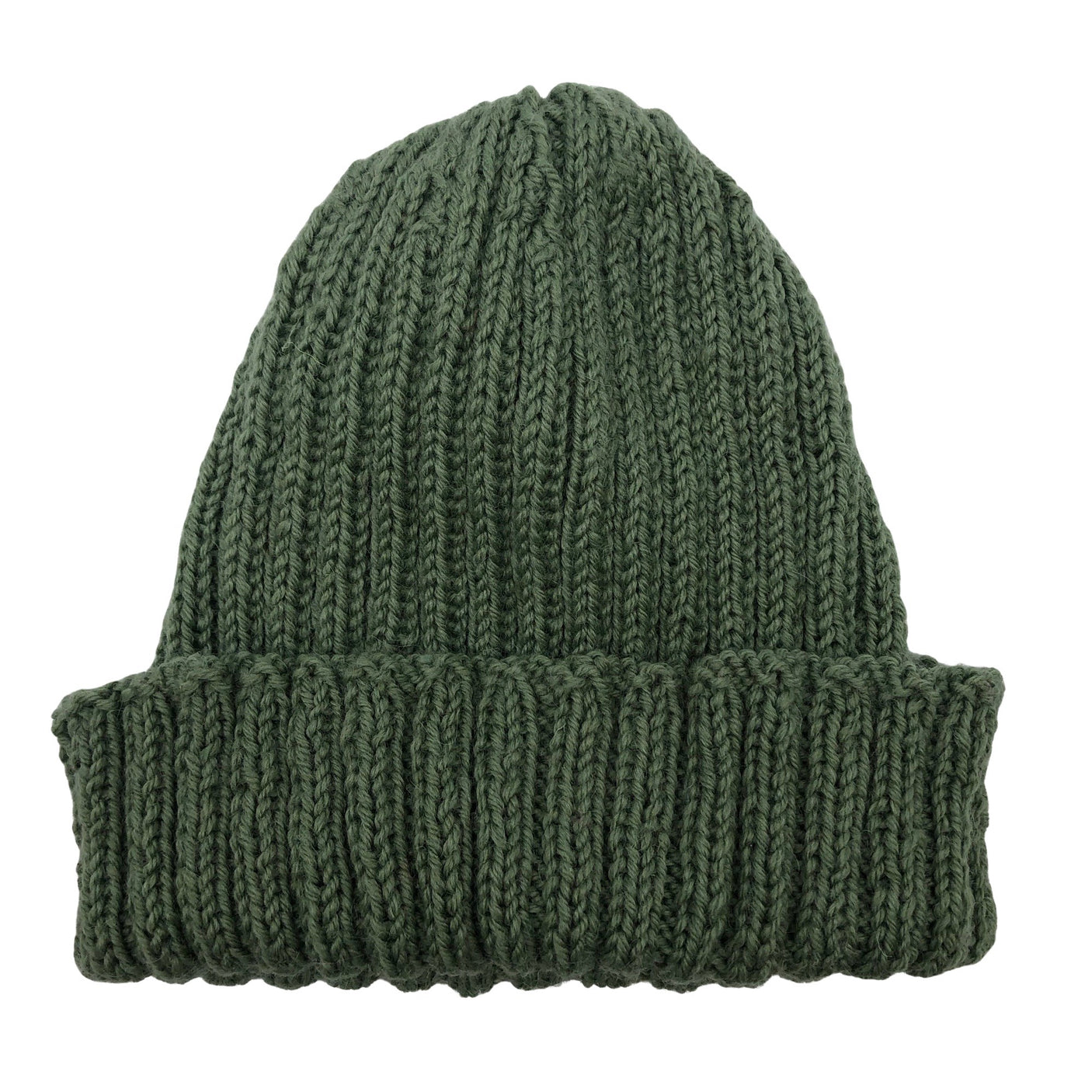 Unisex Handmade - Winter beanie, size 58 - 60 cm - Green (1)