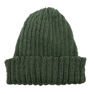 Unisex Handmade - Winter beanie, size 58 - 60 cm - Green (1)