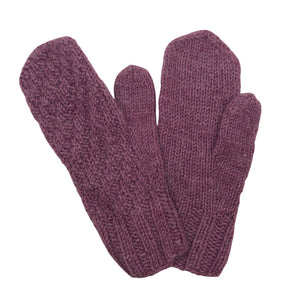 Unisex Handmade - Mittens, size No size - Violet (1)