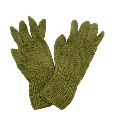Unisex Handmade - Gloves, size No size - Green ()