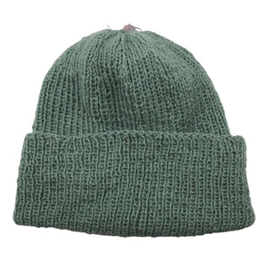 Unisex Handmade - Winter beanie, size 54 - 56 cm - Green (1)
