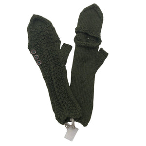 Unisex Handmade - Mittens, size No size - Green (1)
