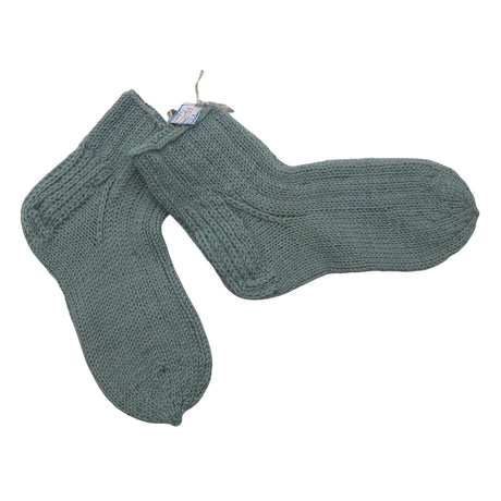 Unisex Handmade - Wool socks, size 39 - Light blue ()