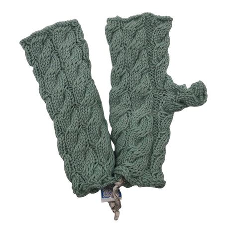 Unisex Handmade - Gloves, size No size - Green ()