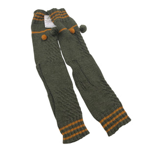Unisex Handmade - Leg warmers, size 38 - Green (1)