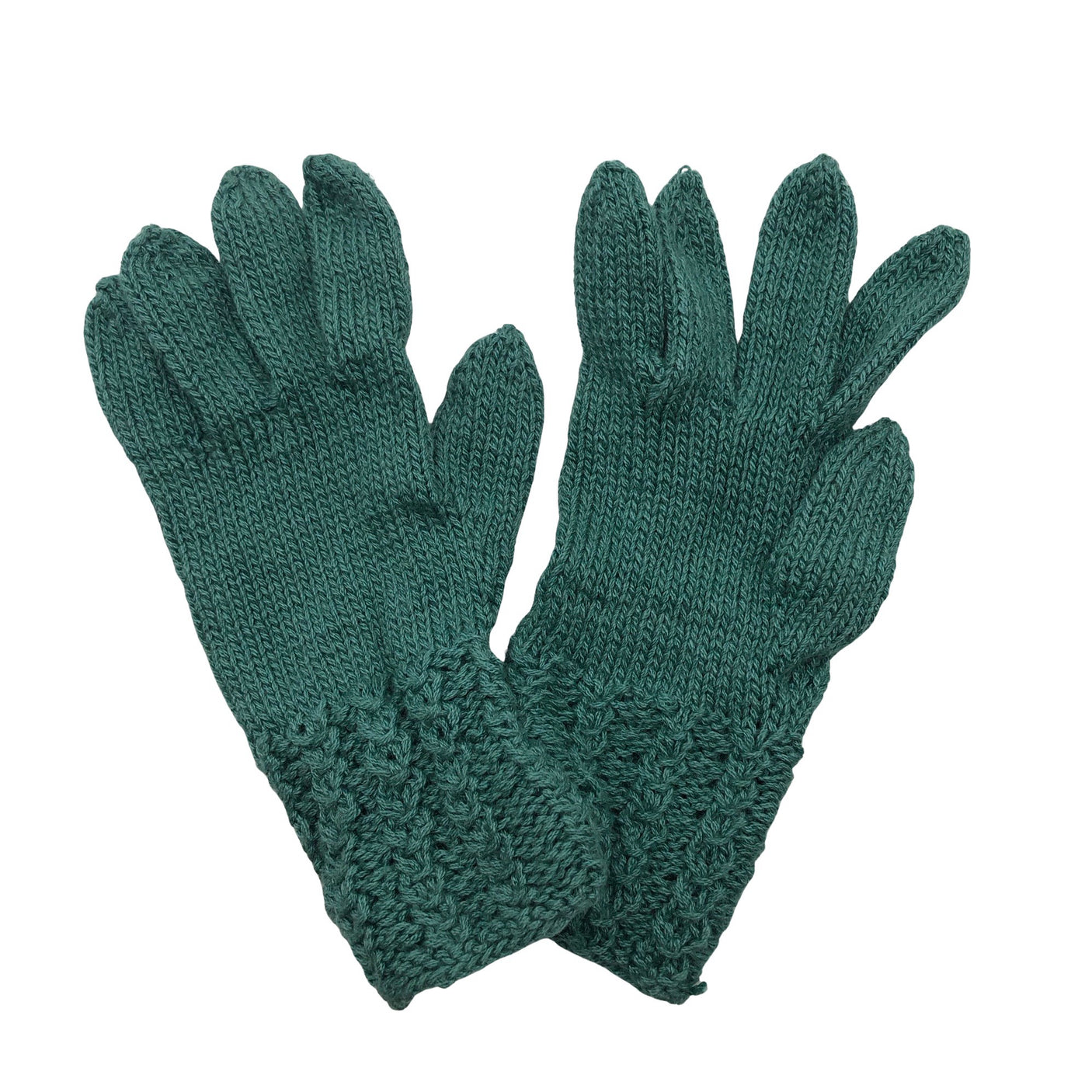 Unisex Handmade - Gloves, size No size - Green (1)