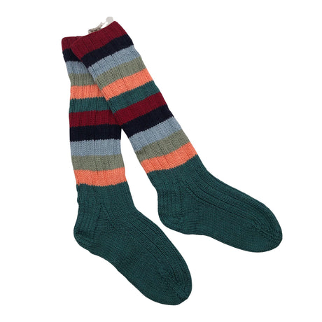 Unisex Handmade - Wool socks, size 37 - Green ()