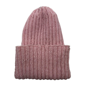 Unisex Handmade - Winter beanie, size 50 - 52 cm - Light pink (1)