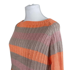 Unisex Handmade - Knit tunic, size 46 - Orange (3)