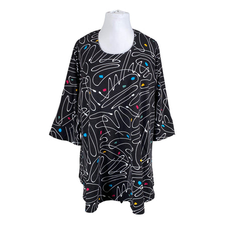 Unisex Aino - Sweatshirt dress, size 42 - Black ()