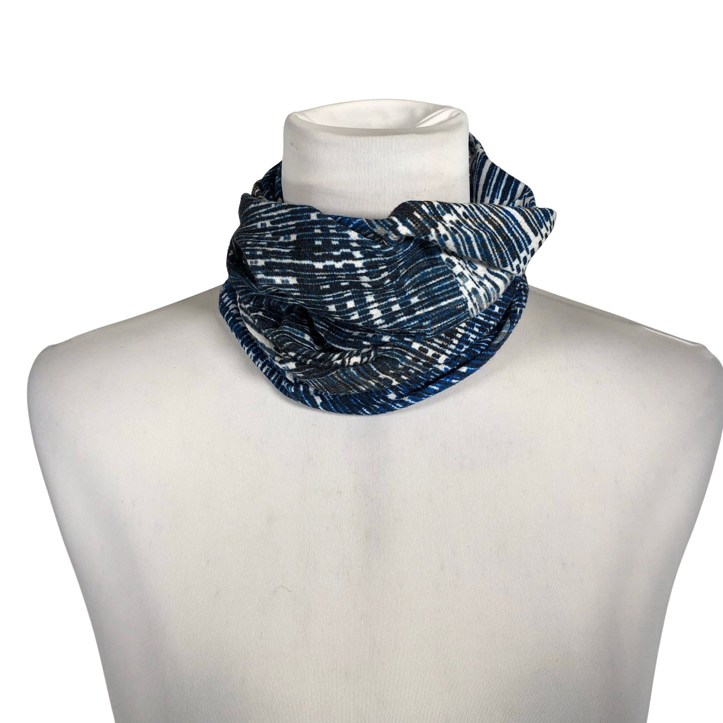 Unisex Buff - Circle scarf, size Midi - Blue (1)