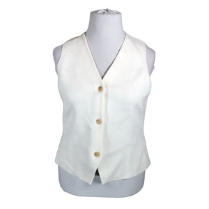 Unisex COS - Knit vest, size 44 - Natural white (1)