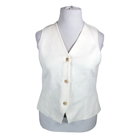 Unisex COS - Knit vest, size 44 - Natural white ()