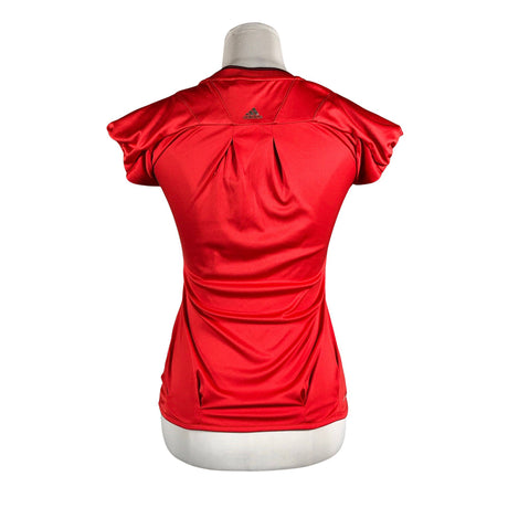 Unisex Adidas - Sports shirt, short sleeve, size 36 - Red (2)