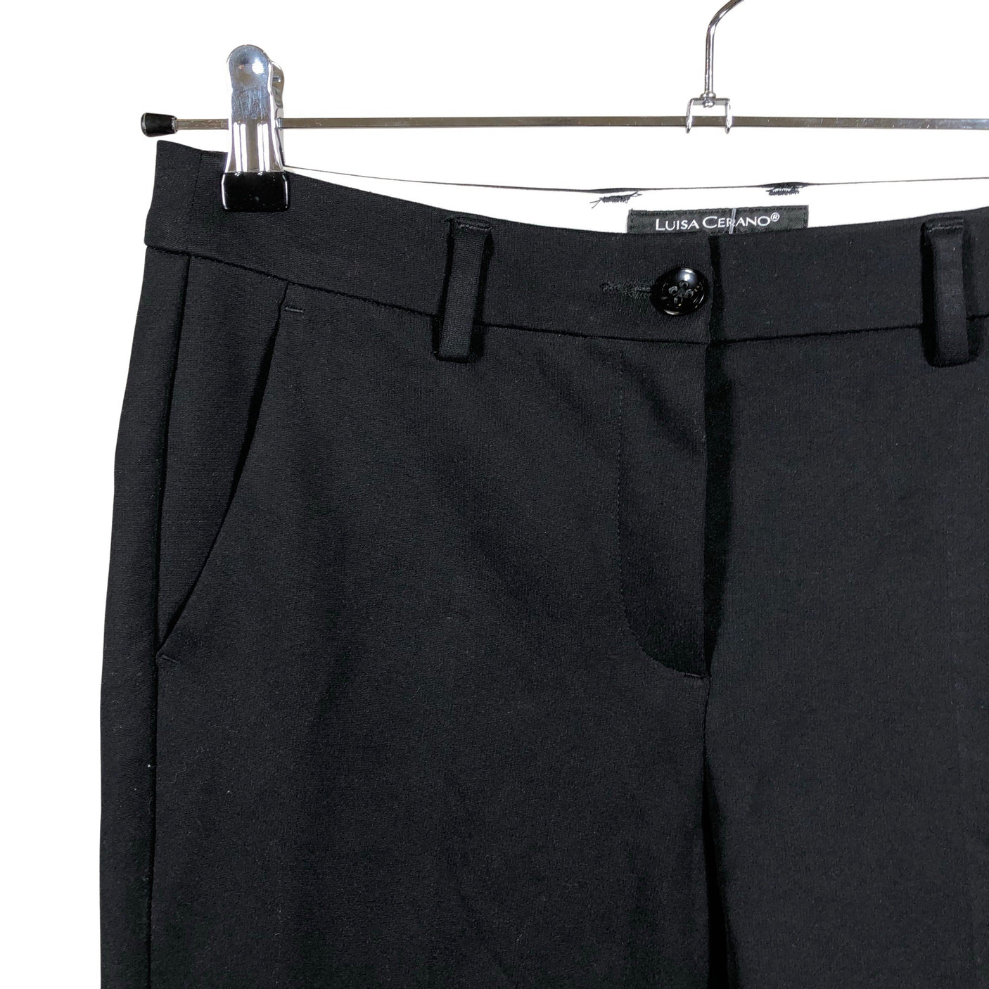 Unisex Luisa Cerano - Straight leg trousers, size 36 - Black (3)