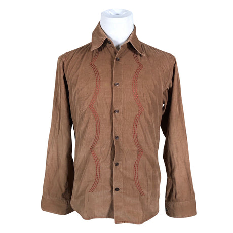 Unisex Hugo Boss - Denim shirt, size M - Brown ()