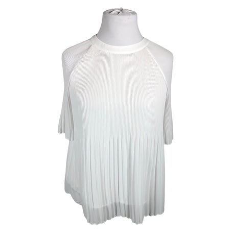 Unisex s.Oliver - Short-sleeved blouse, size 44 - Natural white ()
