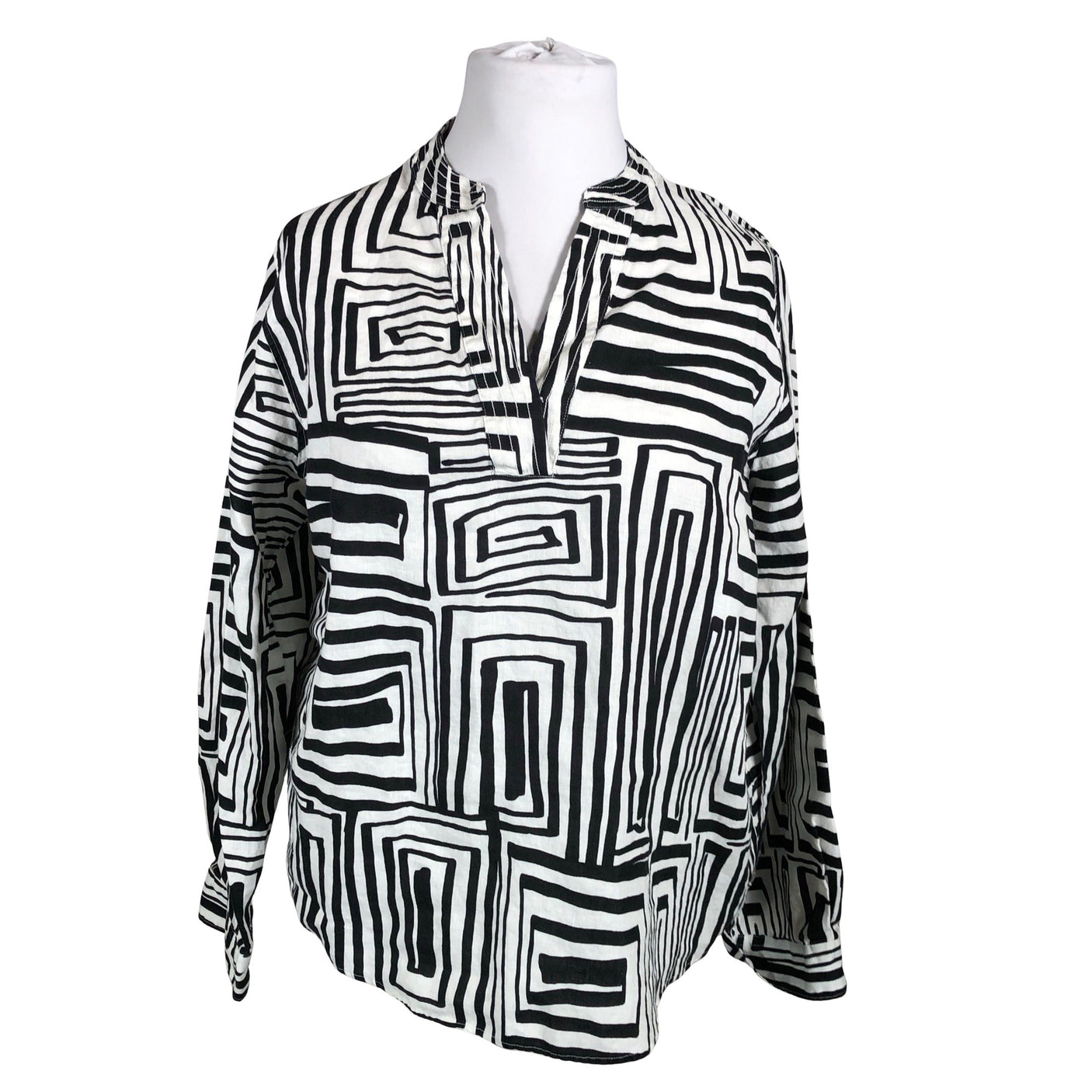 Unisex Fynch-Hatton - Blouse, size 44 - White (1)