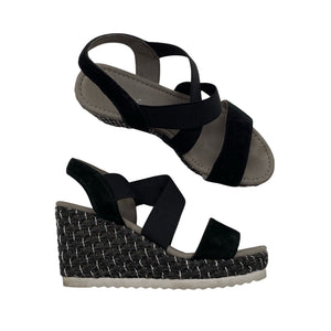 Unisex Gabor - Wedge sandals, size 38 - Black (1)