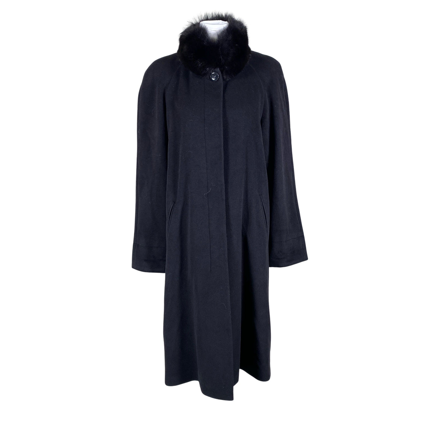 Unisex Elisa Fend - Wool coat, size 40 - Black (1)