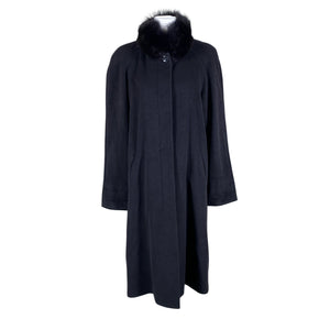 Unisex Elisa Fend - Wool coat, size 40 - Black (1)