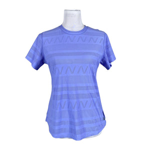 Unisex New Balance - Sports shirt, short sleeve, size 38 - Violet (1)