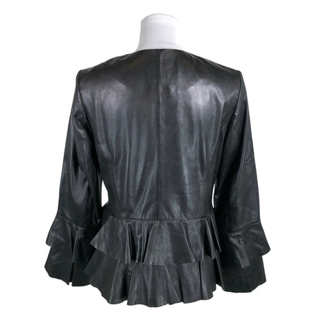 Unisex Hype - Leather jacket, size 38 - Black (2)