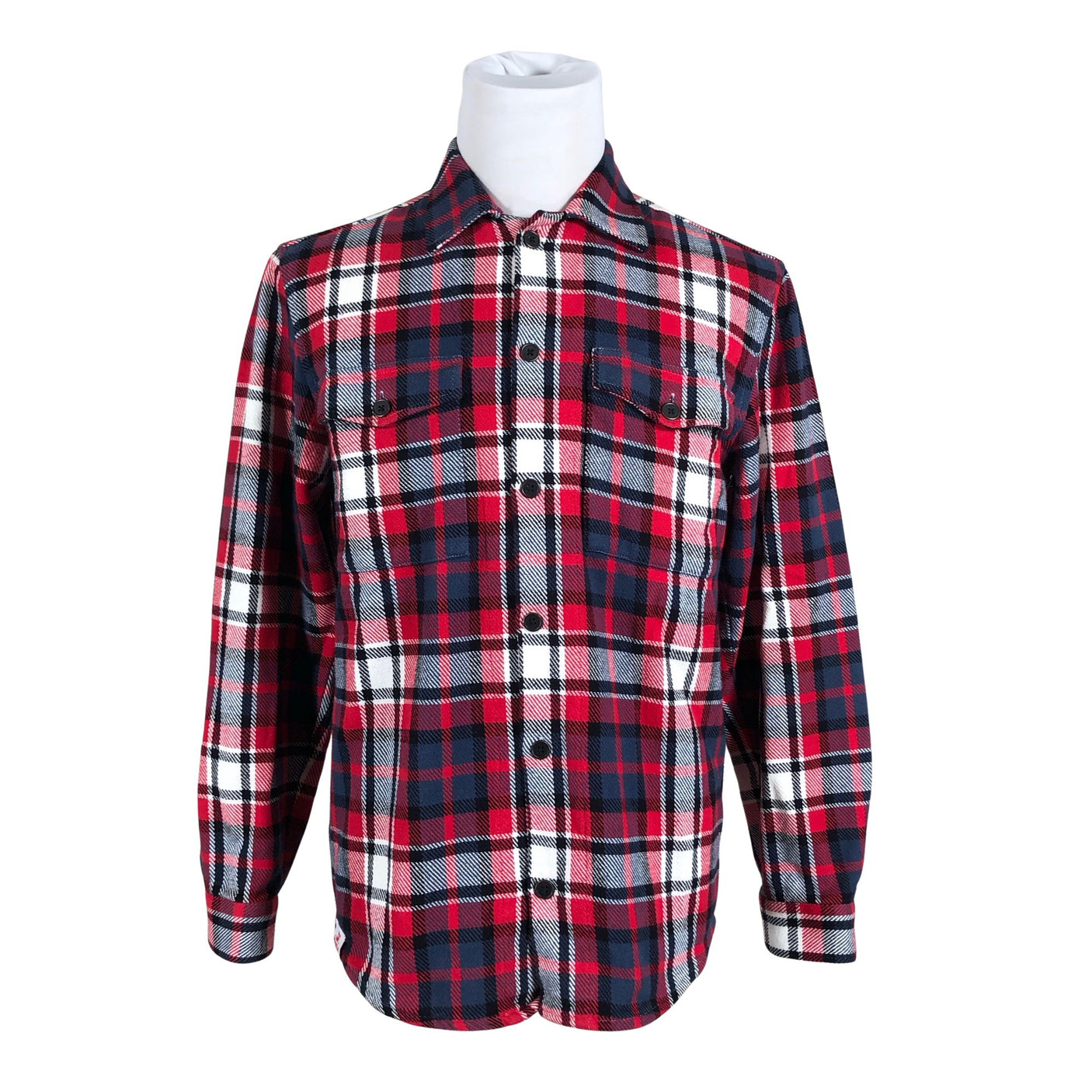 Unisex Makia - Flannel shirt, size S - Red (1)