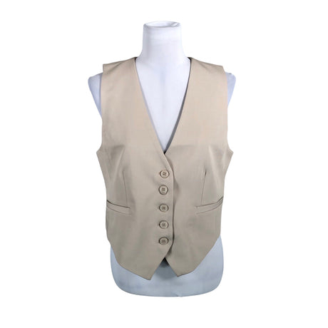 Unisex Kaffe - Vest, size 38 - Beige ()
