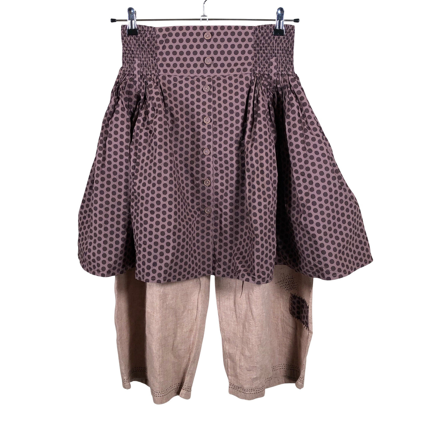Unisex Ewa i Walla - Capri pants, size 40 - Light pink (1)
