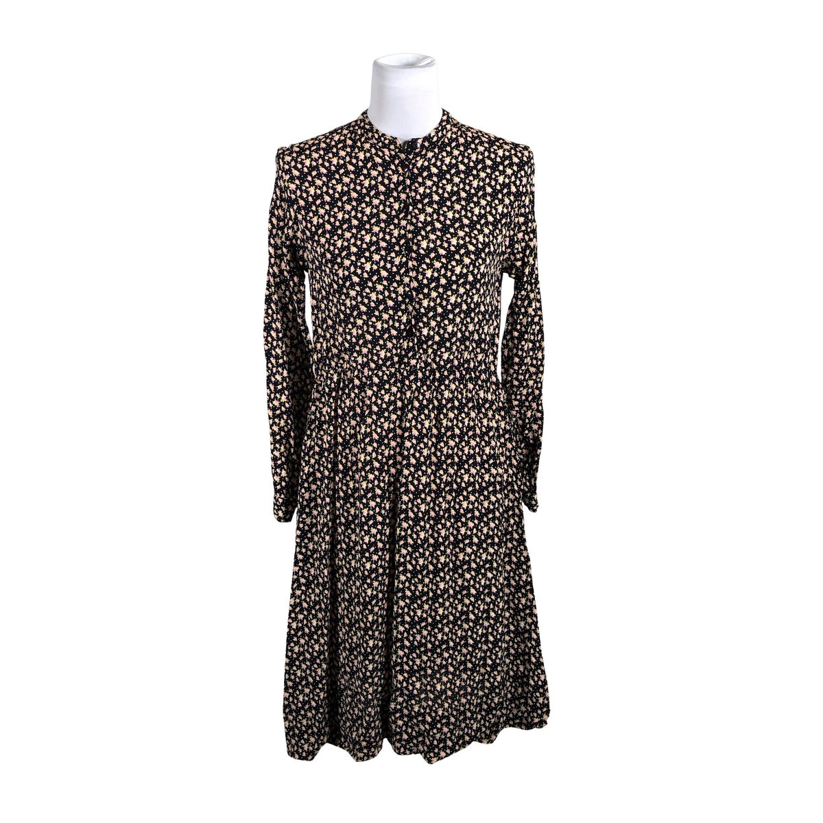 Unisex Nué Notes - Schiffon dress, size 34 - Black (1)