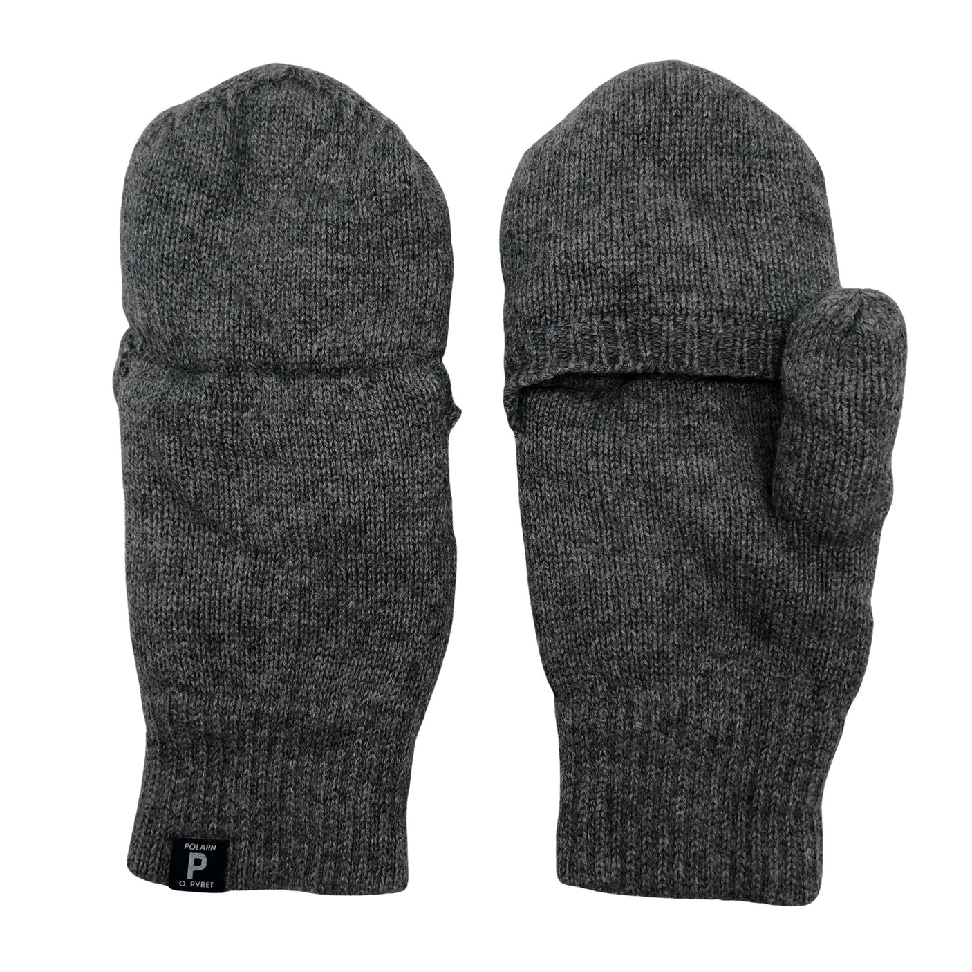 Unisex Polarn O. Pyret - Mittens, size 4 - 5 vuotta - Gray (1)