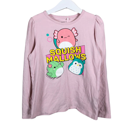 Unisex Name It - Tricot shirt, size 122 - 128 - Light pink ()