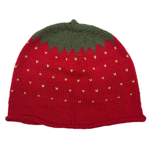 Unisex Handmade - Lightweight beanie, size 56 - 58 cm - Red (1)